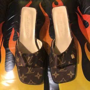 Louis Vuitton monogram heels